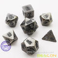 Raw Metal Copper-Ore Lode Solid Metal Polyhedral Dice